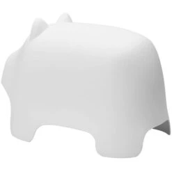 SoBuy Sedie Bambini Sgabello Bambini Sedia Colorate, Forma Di Maiale,Altezza 42 Cm, Bianco KMB14-W -Cameretta Per Bambini 10404166 3