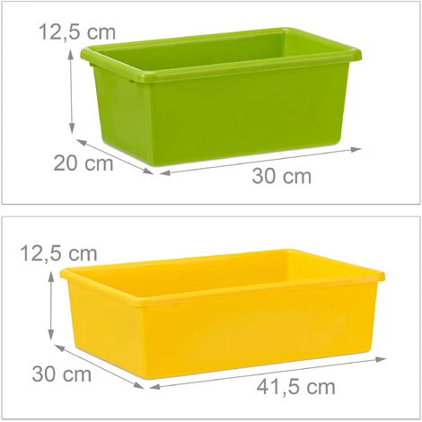 Relaxdays Scaffale Cameretta Con Box Portagiochi E Scomparti, Contenitori Per Giocattoli, Mobiletto Multiuso Colorato, HLP 78,5 X 86 X 26,5 Cm 7 Relaxdays Scaffale Cameretta Con Box Portagiochi E Scomparti, Contenitori Per Giocattoli, Mobiletto Multiuso Colorato, HLP 78,5 X 86 X 26,5 Cm - immagine 5