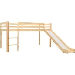 Letto A Castello Per Bambini Scivolo E Scala In Pino 97x208cm VidaXL