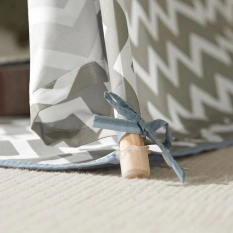 SoBuy Tenda Indiani Bambini Casa Per Bambini Con 1 Portella E 1 Finestra Righe Bianco Sporco OSS03,IT 6 SoBuy Tenda Indiani Bambini Casa Per Bambini Con 1 Portella E 1 Finestra Righe Bianco Sporco OSS03,IT - immagine 4