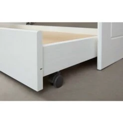 Links Letto Doppio Malte 97x208x62h Pino Massello Laccato Bianco - Inter Link -Cameretta Per Bambini 14021453 4