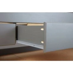 Links Letto Doppio Rieka 3 Cassetti 98x205x63h Pino Massello Laccato Grigio - Inter Link -Cameretta Per Bambini 14021457 4
