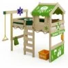 Wickey Letti Per Bambini, Letto A Soppalco CrAzY Jelly - Teleone Culla 90 X 200 Cm, Letto A Castello - Verde Mela -Cameretta Per Bambini 14835523 1