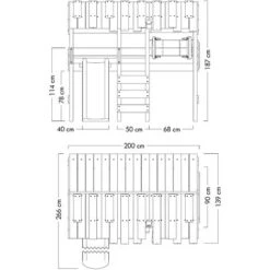 Wickey Letti Per Bambini, Letto A Soppalco CrAzY Lagoon Con Scivolo Culla 90 X 200 Cm, Letto A Castello - Blu 11 Wickey Letti Per Bambini, Letto A Soppalco CrAzY Lagoon Con Scivolo Culla 90 X 200 Cm, Letto A Castello - Blu -Cameretta Per Bambini 14835543 5