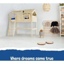 Wickey Letti Per Bambini, Letto A Soppalco CrAzY Cove - Teleone Culla 90 X 200 Cm, Letto A Castello -Cameretta Per Bambini 14835547 3