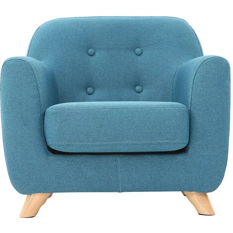 Poltrona Scandinava Per Bambino Blu Petrolio NORKID 4 Poltrona Scandinava Per Bambino Blu Petrolio NORKID - immagine 2