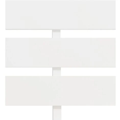 Giroletto Bianco In Legno Massello Di Pino 120x200 Cm VidaXL 7 Giroletto Bianco In Legno Massello Di Pino 120x200 Cm VidaXL - immagine 5