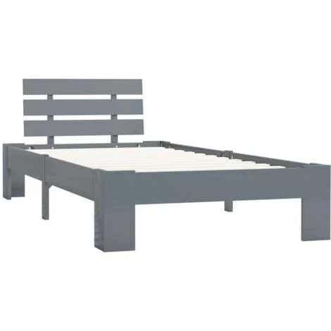 Giroletto Grigio In Legno Massello Di Pino 100x200 Cm VidaXL 3 Giroletto Grigio In Legno Massello Di Pino 100x200 Cm VidaXL