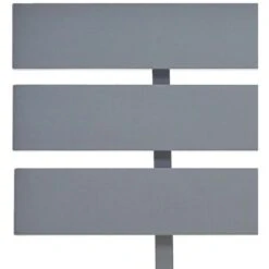 Giroletto Grigio In Legno Massello Di Pino 100x200 Cm VidaXL 11 Giroletto Grigio In Legno Massello Di Pino 100x200 Cm VidaXL -Cameretta Per Bambini 15561753 5