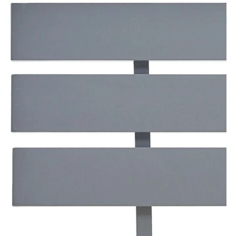 Giroletto Grigio In Legno Massello Di Pino 100x200 Cm VidaXL 7 Giroletto Grigio In Legno Massello Di Pino 100x200 Cm VidaXL - immagine 5