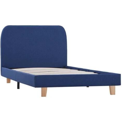 Giroletto Blu In Tessuto 90x200 Cm VidaXL 3 Giroletto Blu In Tessuto 90x200 Cm VidaXL