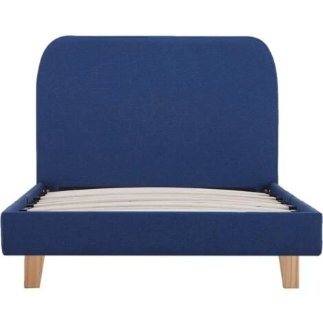 Giroletto Blu In Tessuto 90x200 Cm VidaXL 6 Giroletto Blu In Tessuto 90x200 Cm VidaXL - immagine 4