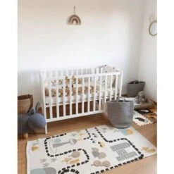 Sgabello Bambini Forma Coniglio Poliestere Grigio Imbottito Gambe Legno Bunny 10 Sgabello Bambini Forma Coniglio Poliestere Grigio Imbottito Gambe Legno Bunny -Cameretta Per Bambini 15929814 4