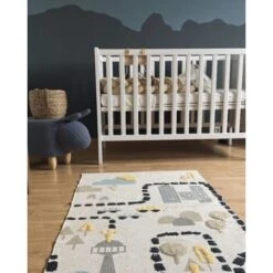 Sgabello Bambini Forma Coniglio Poliestere Grigio Imbottito Gambe Legno Bunny 11 Sgabello Bambini Forma Coniglio Poliestere Grigio Imbottito Gambe Legno Bunny -Cameretta Per Bambini 15929814 5