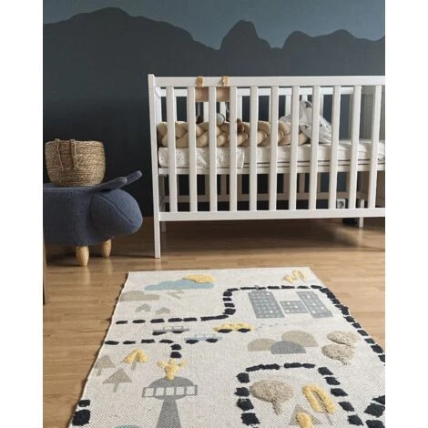 Sgabello Bambini Forma Coniglio Poliestere Grigio Imbottito Gambe Legno Bunny 7 Sgabello Bambini Forma Coniglio Poliestere Grigio Imbottito Gambe Legno Bunny - immagine 5