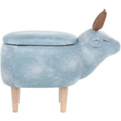 Pouf Animaletto A Forma Di Renna In Tessuto Azzurro Gambe In Legno Reindeer 10 Pouf Animaletto A Forma Di Renna In Tessuto Azzurro Gambe In Legno Reindeer -Cameretta Per Bambini 15930115 4