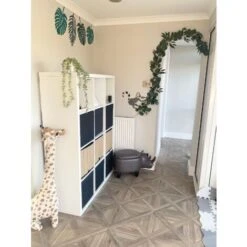 Pouf Animaletto A Forma Di Rinoceronte Ecopelle Grigia Gambe In Legno Rhino -Cameretta Per Bambini 15930677 5