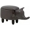 Sgabello Bambini Forma Elefante Ecopelle Grigia Imbottita Gambe Legno Elephant 2 Sgabello Bambini Forma Elefante Ecopelle Grigia Imbottita Gambe Legno Elephant -Cameretta Per Bambini 16793468 1