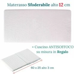 EVERGREENWEB - Materasso Lettino O Culla 70x160 Per Bambini Alto 12 Cm + Cuscino ANTISOFFOCO GRATIS Con Fodera In Cotone Naturale, Rivestimento + Fascia AIR SPACE Sfoderabile Anallergico Lavabile NEMO 9 EVERGREENWEB - Materasso Lettino O Culla 70x160 Per Bambini Alto 12 Cm + Cuscino ANTISOFFOCO GRATIS Con Fodera In Cotone Naturale, Rivestimento + Fascia AIR SPACE Sfoderabile Anallergico Lavabile NEMO -Cameretta Per Bambini 18126451 3