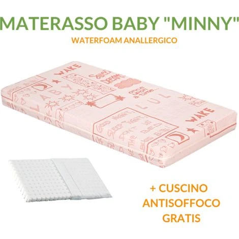 EVERGREENWEB - Materasso Lettino O Culla 70x160 Per Bambini Alto 12 Cm + Cuscino ANTISOFFOCO Su Misura GRATIS Con Fodera In Cotone Naturale, Rivestimento Sfoderabile Anallergico Lavabile MINNY 3 EVERGREENWEB - Materasso Lettino O Culla 70x160 Per Bambini Alto 12 Cm + Cuscino ANTISOFFOCO Su Misura GRATIS Con Fodera In Cotone Naturale, Rivestimento Sfoderabile Anallergico Lavabile MINNY