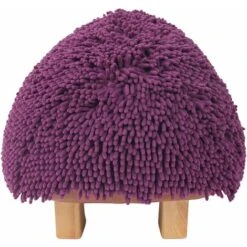 Pouf Sgabello Bambino Iringa Forma Riccio Viola -Cameretta Per Bambini 18240124 5
