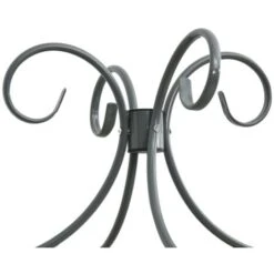 Letto A Baldacchino Grigio In Metallo 100x200 Cm VidaXL 11 Letto A Baldacchino Grigio In Metallo 100x200 Cm VidaXL -Cameretta Per Bambini 18761264 5