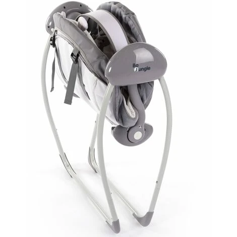 B-Portable Dondolino Neonati E Riduttore White Tiger Grigio Bo Jungle 5 B-Portable Dondolino Neonati E Riduttore White Tiger Grigio Bo Jungle - immagine 3