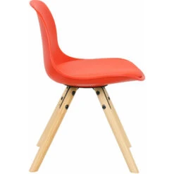 Sedia Bambino Nakoni In Plastica Rosso -Cameretta Per Bambini 22951285 3