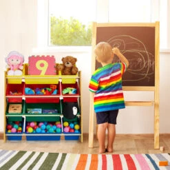 Relaxdays Scaffale Portagiochi, Per La Cameretta Dei Bambini, 12 Box, Mobile Portaoggetti, HLP: 87,5x86 X31 Cm, Colorato 8 Relaxdays Scaffale Portagiochi, Per La Cameretta Dei Bambini, 12 Box, Mobile Portaoggetti, HLP: 87,5x86 X31 Cm, Colorato -Cameretta Per Bambini 23186163 2