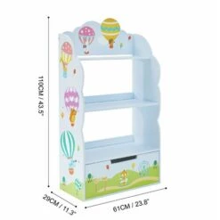 Libreria Mongolfiera Per Cameretta Mobili In Legno Per Bambini Pastello TD-13124A 10 Libreria Mongolfiera Per Cameretta Mobili In Legno Per Bambini Pastello TD-13124A -Cameretta Per Bambini 23510883 4