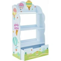 Libreria Mongolfiera Per Cameretta Mobili In Legno Per Bambini Pastello TD-13124A 11 Libreria Mongolfiera Per Cameretta Mobili In Legno Per Bambini Pastello TD-13124A -Cameretta Per Bambini 23510883 5