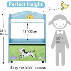 Fantasy Campi Assolati Safari Giocattolo Organizer Con Rolling Storage Box TD-13219A -Cameretta Per Bambini 23510889 5