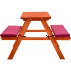 Panca Da Picnic Per Bambini Con Cuscini Morbidi - Arredo Giardino, Arredamento Da Giardino, Set Da Giardino -Cameretta Per Bambini 23672073 4
