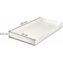 Letto Per Bambini In Legno Con Cassetto E Materasso Dimensioni:140x70 Colore Bianco 10 Letto Per Bambini In Legno Con Cassetto E Materasso Dimensioni:140x70 Colore Bianco -Cameretta Per Bambini 23694552 4