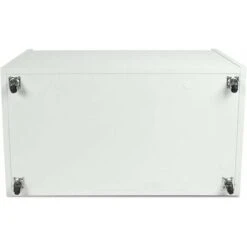 Contenitore Portagiochi In Legno Bianco Su Ruote + Materasso -Cameretta Per Bambini 23694704 3