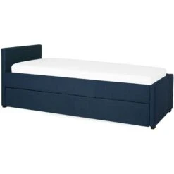 Divano Letto Estraibile In Tessuto Blu Navy Rete A Doghe 80 X 200 Cm Marmande 10 Divano Letto Estraibile In Tessuto Blu Navy Rete A Doghe 80 X 200 Cm Marmande -Cameretta Per Bambini 23970881 4