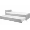 Divano Letto Estraibile In Tessuto Grigio Chiaro Rete A Doghe 80 X 200 Cm Marmande 2 Divano Letto Estraibile In Tessuto Grigio Chiaro Rete A Doghe 80 X 200 Cm Marmande -Cameretta Per Bambini 23970895 1