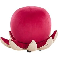 Pouf Per Bambini In Velluto Rosso A Forma Di Animaletto Marino Octopus -Cameretta Per Bambini 25981988 5