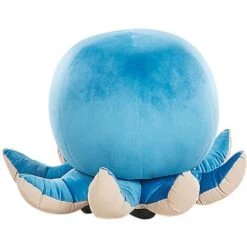 Pouf Per Bambini In Velluto Blu A Forma Di Animaletto Marino Octopus -Cameretta Per Bambini 25981998 5