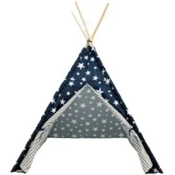 Tenda Tipi Per Bambini Da Gioco Cameretta Giocattolo Interno Esterno Tende Blu -Cameretta Per Bambini 26924558 2