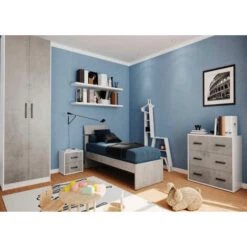 Letto In Legno Una Piazza Per Cameretta Bambini, Letti -Cameretta Per Bambini 26998987 2