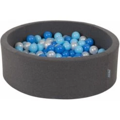 KiddyMoon 100 ∅ 7CM Palline Morbide Colorate Per Piscina Bambini Fatto In EU, Blu 9 KiddyMoon 100 ∅ 7CM Palline Morbide Colorate Per Piscina Bambini Fatto In EU, Blu -Cameretta Per Bambini 28825489 4