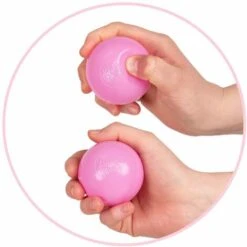 KiddyMoon 100 ∅ 6CM Palline Morbide Colorate Per Piscina Bambini Fatto In EU, Nero/Bianco/Rosso/Azzurro -Cameretta Per Bambini 28842110 3