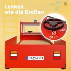 Letto Per Bambini Lettino Design Vigili Del Fuoco Stile Pompieri 200x90 Cm Legno Con Rete A Doghe Ruote 3D Sirena E Manubrio 11 Letto Per Bambini Lettino Design Vigili Del Fuoco Stile Pompieri 200x90 Cm Legno Con Rete A Doghe Ruote 3D Sirena E Manubrio -Cameretta Per Bambini 29666285 5