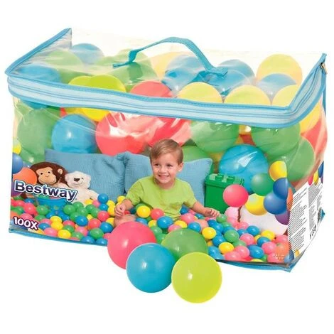 SACCA CON 100 PALLINE COLORATE CON CUSTODIA IDEALI PER BOX PISCINE E AREE GIOCO 3 SACCA CON 100 PALLINE COLORATE CON CUSTODIA IDEALI PER BOX PISCINE E AREE GIOCO