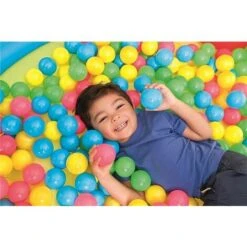 SACCA CON 100 PALLINE COLORATE CON CUSTODIA IDEALI PER BOX PISCINE E AREE GIOCO 10 SACCA CON 100 PALLINE COLORATE CON CUSTODIA IDEALI PER BOX PISCINE E AREE GIOCO -Cameretta Per Bambini 30445891 4
