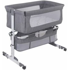 BATHRINS®Lettino Per Bambini - Dalla Nascita - Misto Bebè - Grigio 92 * 58 * 70-87 Cm -Cameretta Per Bambini 30483347 4