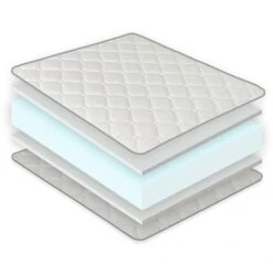 Materasso 90X190 ERGO BASIC - Alto12 CM - Imbottito In Morbidissima Schiuma, Giovanile -Cameretta Per Bambini 31764286 4