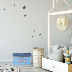 Relaxdays Pouf Per Bambini, Sgabello Contenitore Per Giocattoli, Pieghevole, Bimbi E Bimbe, Salvaspazio, Circo, Turchese 11 Relaxdays Pouf Per Bambini, Sgabello Contenitore Per Giocattoli, Pieghevole, Bimbi E Bimbe, Salvaspazio, Circo, Turchese -Cameretta Per Bambini 31796029 5