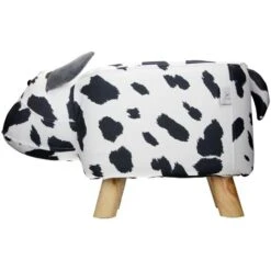 WOMO-DESIGN Sgabello Per Bambini A Forma Di Mucca Ottomano In Pelle Sintetica -Cameretta Per Bambini 32159859 2